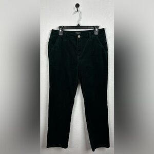 Jones New York Women’s Dark Green Corduroy Pants Sz 10 Career Office Wear Winter